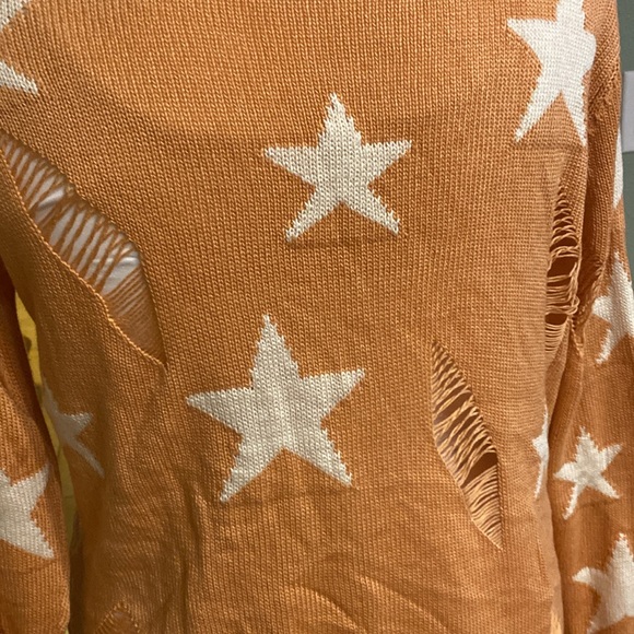 Rehab Oversized Distressed Sweater, Size S/M - Picture 4 of 6